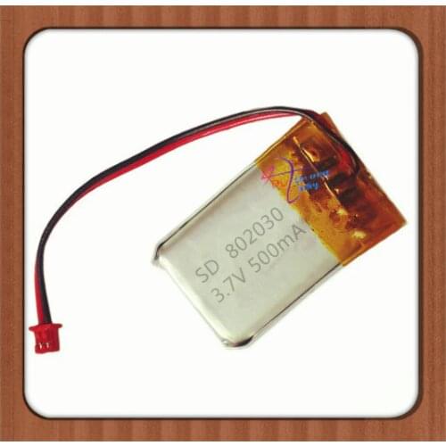 ZHR-2P 1.25 3.7V 500mA 802030 polymer lithium battery Bluetooth stereo plug