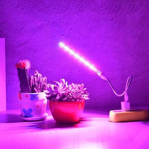 5V Grow Light Full Spectrum LED Plants Grow Strip Greenhouse Seeding Vegetable Flower Phyto Lamp Grow Light Bar Phytolamp D30