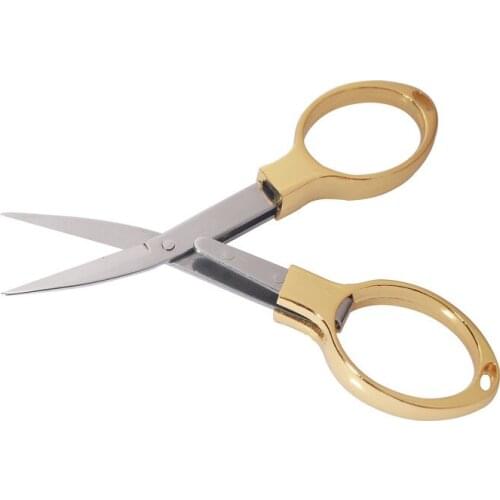 Swayboo alloy stainless steel stretch fishing scissors 8 - word glasses stretch folding scissors family office Line shearing