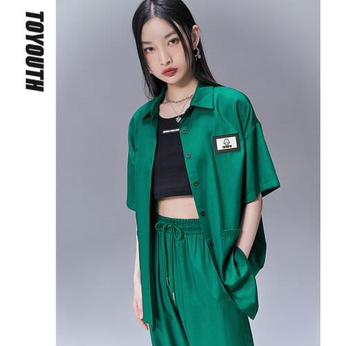 Toyouth Short Sleeve Shirts For Women