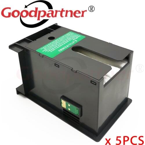 5PC x T6711 L1455 Ink Maintenance Box for Epson WF 7610 7620 7720 7110 7210 7510 7615 7710 7715 3010 3520 3530 3540 3620 3640