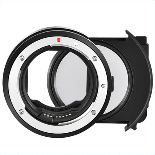 EF-EOS R Auto Focus Drop-in Filter Mount Adapter Built-in Detachable CPL Filter for Canon EF/EF-S Lens to EOS R R5 R6 RP Camera