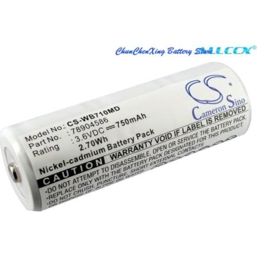Cameron Sino 750mAh Battery for Keeler VISTA 200 HANDLE,1919-P-5020 ,For Diversified Medical N36751,For Cardinal Medical CJB-191