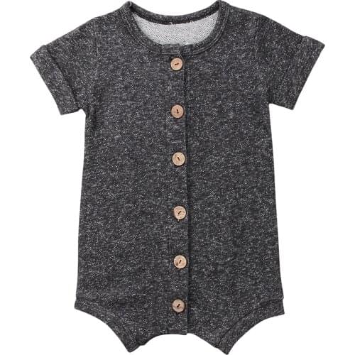 Newborn Baby Boys Girl Romper Jumpsuit Cotton Bodysuit Clothes Outfits Overalls Clothes Cotton Shorts Short Sleeve Jumpsuit