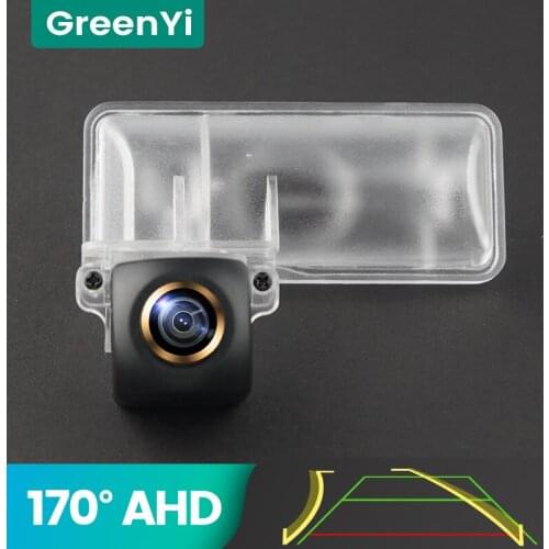 GreenYi 170° AHD Trajectory Car Rear View Camera For Subaru BRZ Outback Impreza VX Crosstrek Tribeca Reverse Vehicle Parking