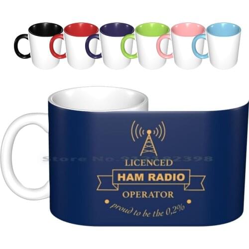 Mug _ Licenced And Proud Ceramic Mugs Coffee Cups Milk Tea Mug Ham Radio Amateur Radio Radio Communication Communications Tech