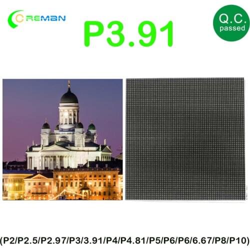 Led display screen module led dot full color P3.91 event led wall led panel matrix dot