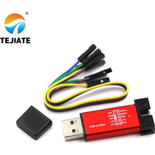 1PCS ST-LINK V2 With Shell STM8/STM32 Emulator Programmer Module Stlink Downloader Debugger Modular Device