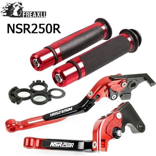 Motorcycle Adjustable Folding Brake Clutch Levers Handlebar Hand Grips For HONDA NSR250R NSR 250 1988-1994 1989 1990 1991 1992