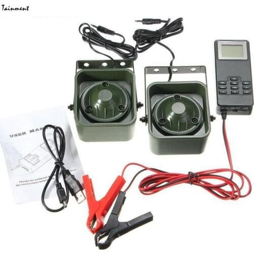 MP3 Decoy for Hunting, Sound Player with 200 Voice for Birds, 2 Players, 50W Bird Decoy Hunting Accessories 2 Colors Optional