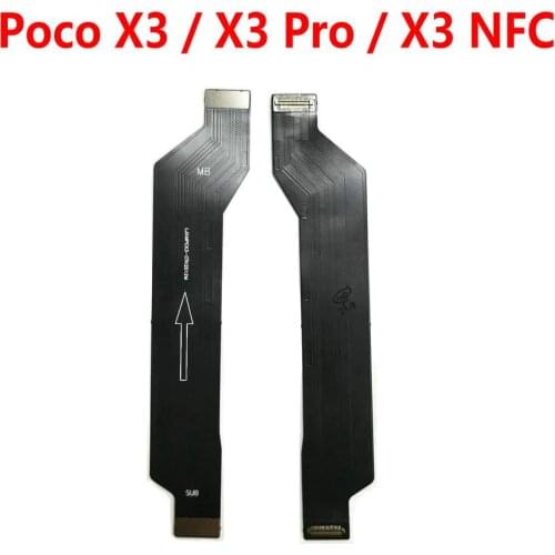 For Xiaomi POCO X3 NFC Main Board Connector USB Charging Motherboard LCD MainBoard Display Flex Cable