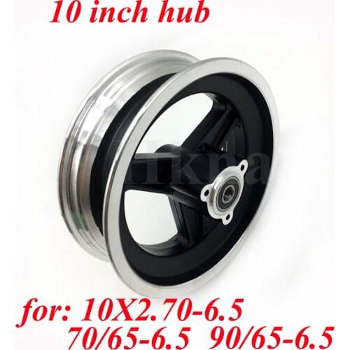6.5 Inch Rim 10x2.70-6.5 Vacuum Tire Aluminum Alloy Wheel Hub for Electric Scooter 10 Inch Rim 70/65-6.5 Wheel Hub