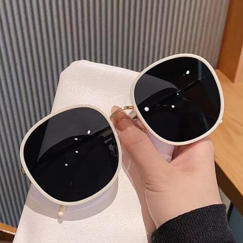 Fashion Women Oversized Sunglasses Luxury Brand Designer Vintage Ladies Round Sun Glasses Female Shades Eyewear Oculos de sol