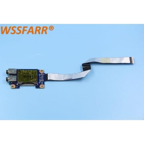 Original for lenovo IdeaPad G780 Series Audio Jack Board SD Card Reader w/ Cable QIWG7 LS-7988P tested ok