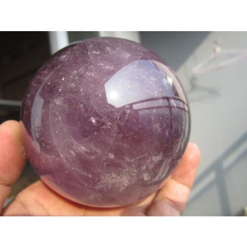 1040g Natural Amethyst Quartz Crystal Sphere Ball