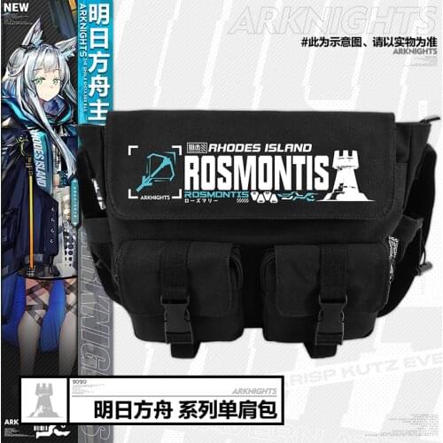 Game Arknights Mudrock Amiya Lappland Rosmontis Harajuku Satchel Shoulder Bag Fashion Student Schoolbag Messenger Bags Cosplay