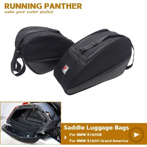 Rear Saddle Bags Luggage Bag Motorcycle Side Box inner bag For BMW K1600B Motor bag storage bag K1600B inner bag bushing K1600B