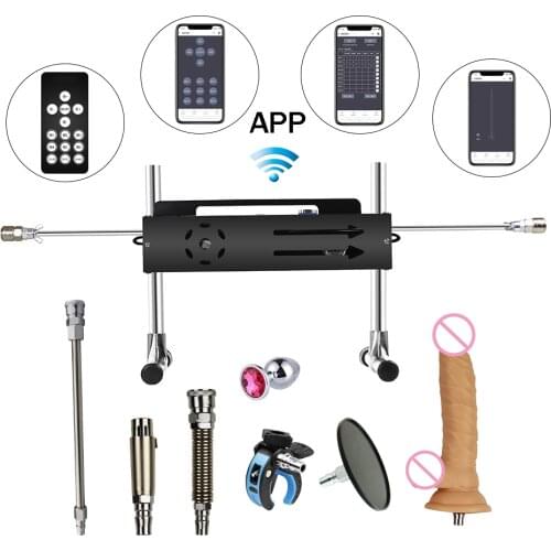 FREDORCH APP Intelligent Premium sex machine System Silicone Dildo Thrusting Love Sex Machine Remote Control 1-15 cm Stroke