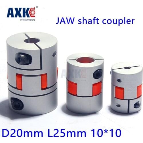 Thrust Bearing Rolamentos Bearing Axk 10mm To Jaw Spider Coupler Stepper Motor Shaft Coupling 10*10mm Diameter 20mm Length 25mm