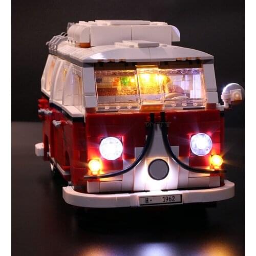 Vonado LED Lighting Kit for 10220 21001 Creator Volkswagen T1 Camper Van Building Blocks Toy Light Kit, Not Included the Model