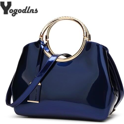 High Quality Women Handbags Purse Patent Leather Ladies Crossbody Messenger Bags Luxury Design Shoulder Totes Bolsa Feminina