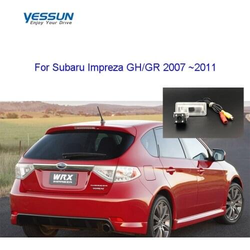 Yessun License Plate camera For Subaru Impreza hatchback GH GR 2007 2008 2009 2010 2011 dynamic rear view camera1280*720P