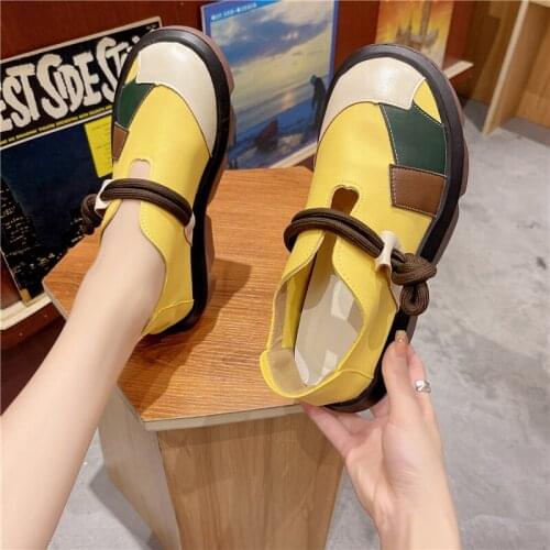 Womens Shoes Flat Platform Shoes College Style Girls Spring Casual Shoes Flat Shoes New Without LacesWomens Shoes