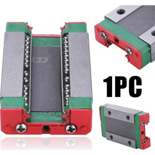 1Pcs MGN12H Block Steel Sliding Block Linear Guide Miniature Linear Rail MGN Block For Linear Bearing CNC XYZ DIY Hardware Tool