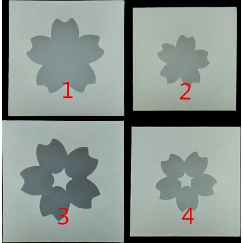 1Pcs DIY Beautiful Cherry Blossoms Silicone Mold Fondant Cake Decorating Tools Sugar Cake Stencil Soap Mold