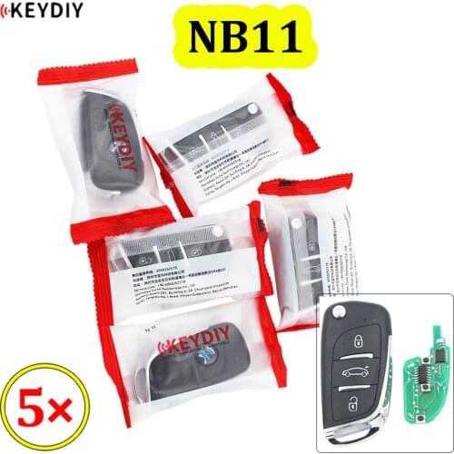 5PCS/LOT KEYDIY 3 Button Multi-functional Remote Control NB11 NB Series Universal for KD900 URG200 KD-X2 all functions in one