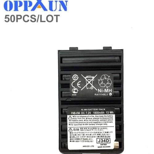 50PCS 1800mAh 7.5V NI-MH FNB-V94 Ni-MH Battery for Yaesu / Vertex Radio FT-60 FT-60E FT-60R VXA-300,VX-110 VX-120 VX-150 radio