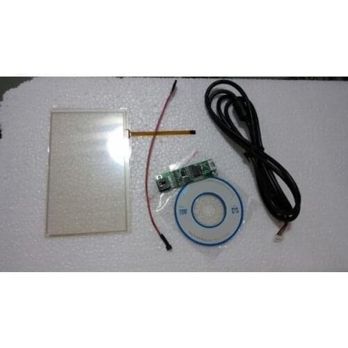 6 inch GPS vehicle-mounted handwritten resistive touchscreen 145mm*88 mm + CD + extension cord free shipping