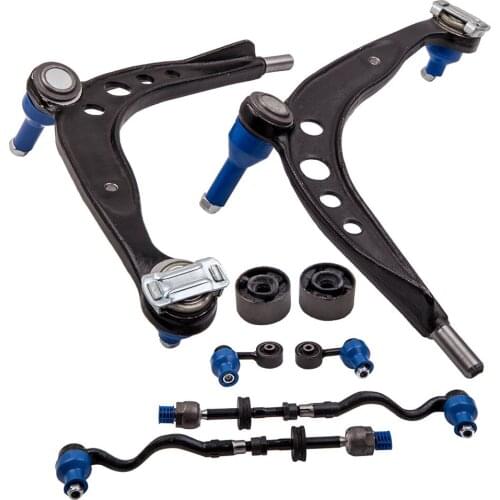 8pcs Front Suspension Control Arms and Tie Rod End Assembly Kit for BMW Z3 E36 Models 1995-1998