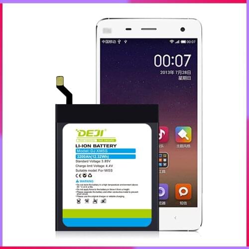 DEJI Battery For xiaomi 5S BM36 With Free Tools Kit Original Capacity 3200mAh Batteries Replacement fresh battery 0 cycle