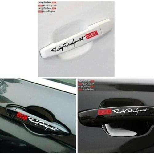 Car door handle car sticker door handle reflective sport sticker in 4 packages