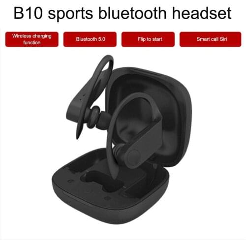 B10 TWS wireless Bluetooth sports headset In-ear stereo Bluetooth headset Bluetooth 5.0 with wireless charging