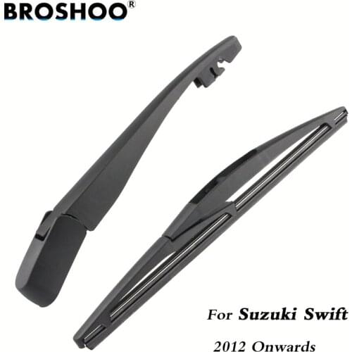 BROSHOO Car Rear Wiper Blades Back Windscreen Wiper Arm For Suzuki Swift Hatchback (2012 Onwards) 255mm,Windshield Car Styling