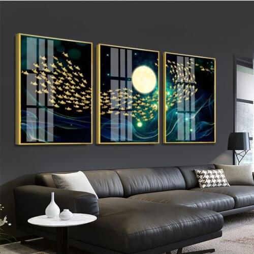 Entrance Entrance Hallway Corridor Triptych Decorative Painting Living Room Sofa Dining Room Mural Frameless Painting Core