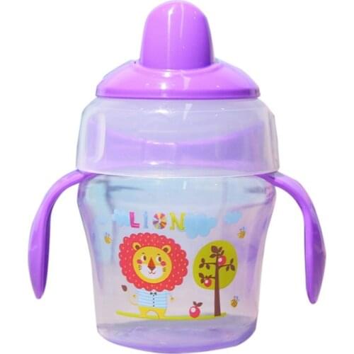 Kids Water Sippy Cup Creative Cartoon Baby Feeding Cups with Straws Leakproof Water Bottles Outdoor Portable Childrens Cups Ins