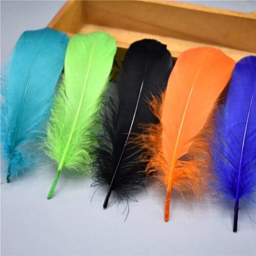 Goose Feathers for Crafts 5-7inch/12-18cm Feathers for Clothes Handicraft Accessories Decoration Pheasant Feather Decor Plumas