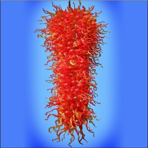 Art Design Frosted Customized Colored Hand Blown Glass Chandeliers Creative Design Crystal Chandelier