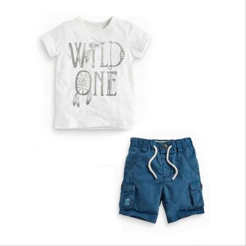 Baby Boys Clothing Sets 2019 Summer Boy Clothes Casual T-shirt + Pants 2pcs Children Suits Hot Sale Kids Toddler Sportswear