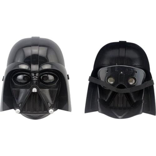 Halloween Mask LED Light Helmet White Soldiers Luminous Mask PV Christmas Black White Masks