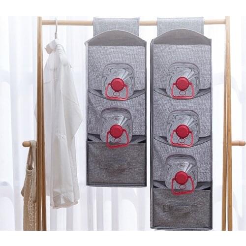 Mcao Hanging Closet Organizer Storage Organizers for Clothes Sweater Shoe Accessories Polyester Canvas Collapsible Shelf TJ3627