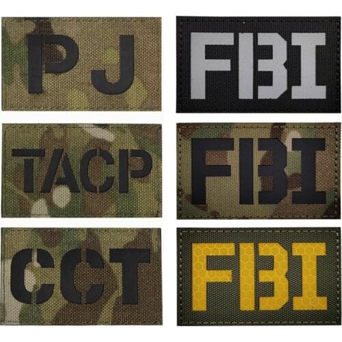 AIR SUPPORT AFSOC TACP PJ IRSkill Chapter Badge FBI patch MC Camouflage Reflective military patch Hook & Loop