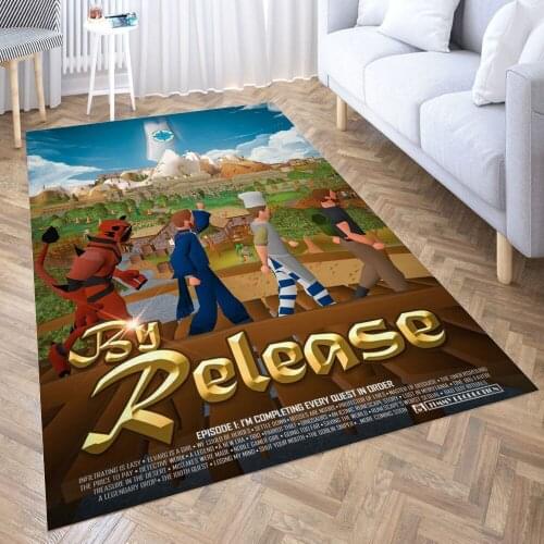 By Release Premiere Carpet for Living Room 3D Anime Cartoon Rug Gamer Teen Room Bedside Lounge Rug Kids Children Floor Mats