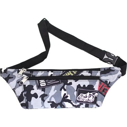DOLOVE Fanny Pack Men Waist Packs New Sports Fashion Waterproof Chest Bag Unisex Waist Bag Ladies Belly Belt Purse Bag