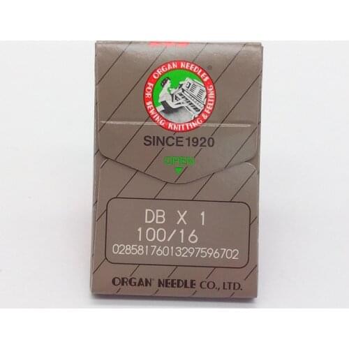 10 ORGAN Needles DBX1 16X257 16X231 1738 INDUSTRIAL LOCKSTITCH ORGAN SEWING Needles SIZE100/16