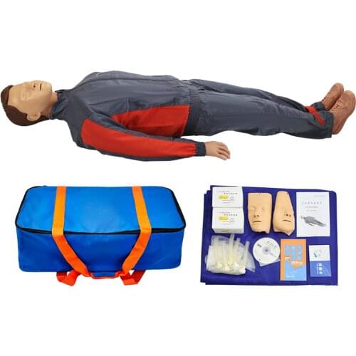 Cardiopulmonary resuscitation simulator artificial respiration first aid CPR pressing teaching training model