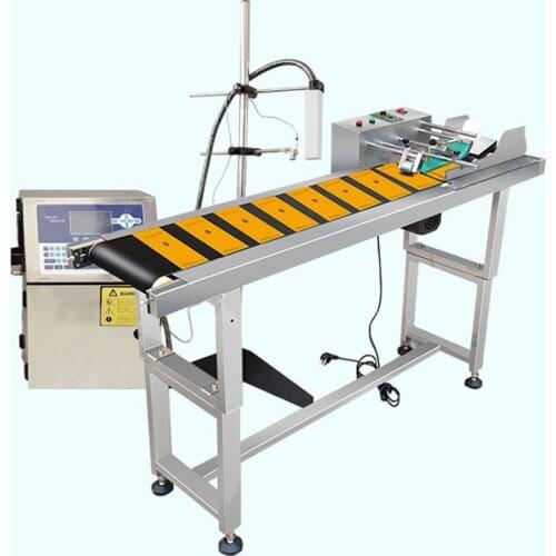 Character inkjet printer assembly line automatic coding machine computer food packaging concave-convex bottle coding machine